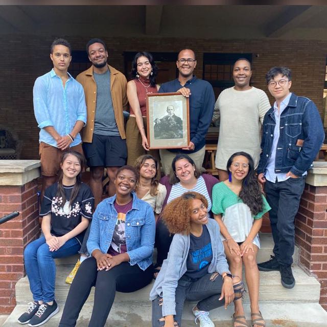 2022 Housemembers on the Telluride House steps